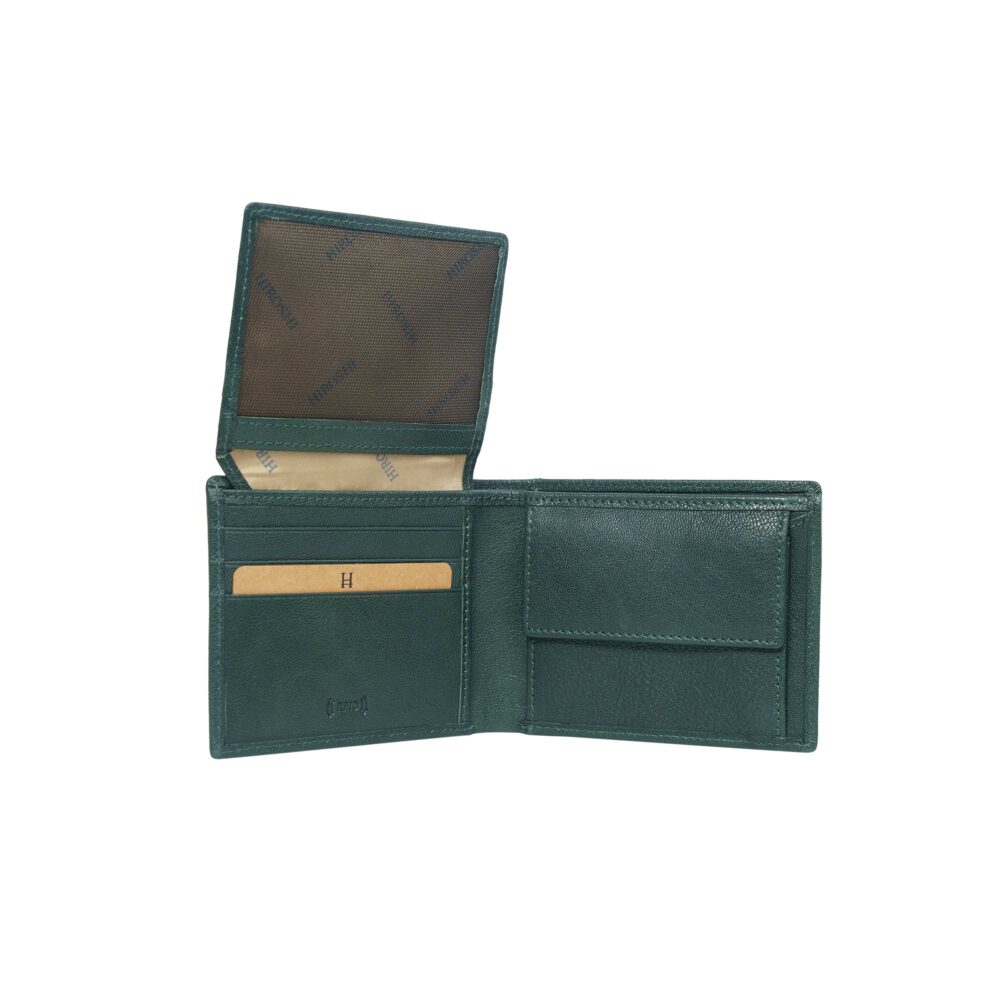 Dwane Green Bi Fold Wallet - Image 5