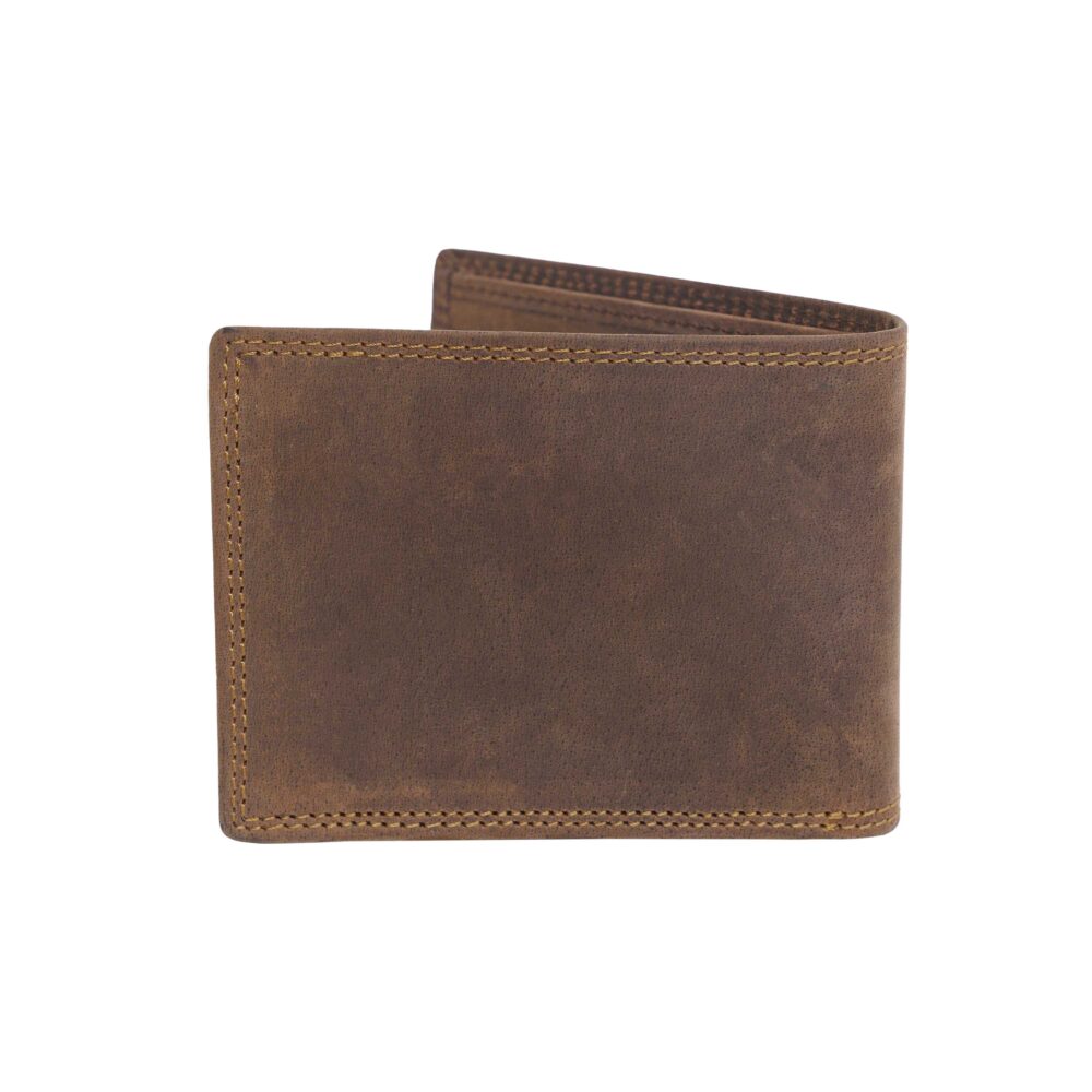 Osaka Brown Bi Fold Wallet - Image 2