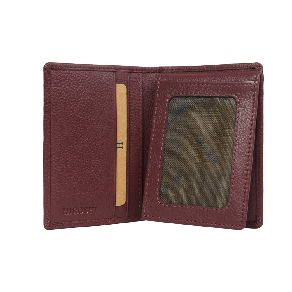 Alex Wine Bi Fold Wallet - Image 4