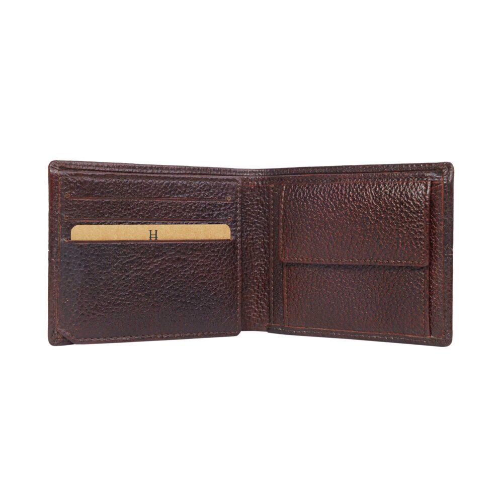 Marco Brown Bi Fold Wallet - Image 4