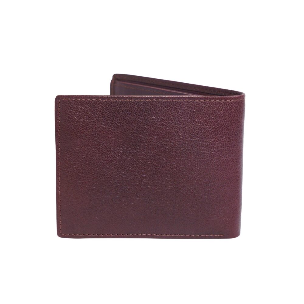 Dave Wine Bi Fold Wallet - Image 3