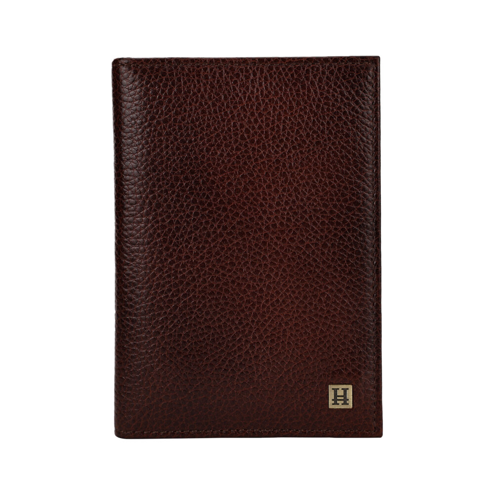 HIROSHI Unisex Genuine Leather RFID Protected Passport Holder - Image 4