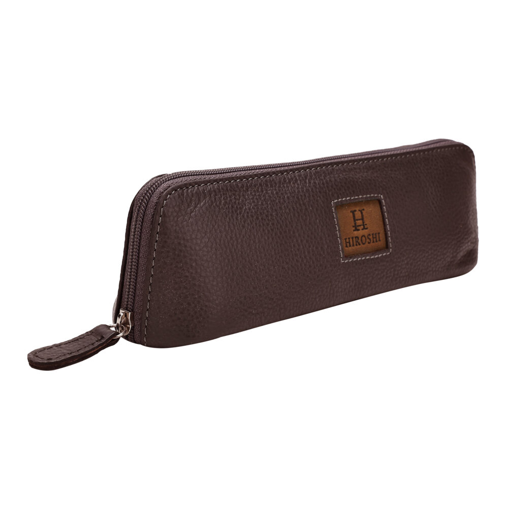 Hiroshi Brown and Tan Pencil Case - Image 6