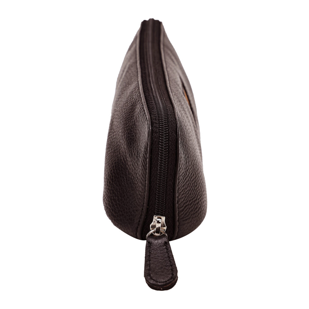 Hiroshi Brown and Tan Pencil Case - Image 5