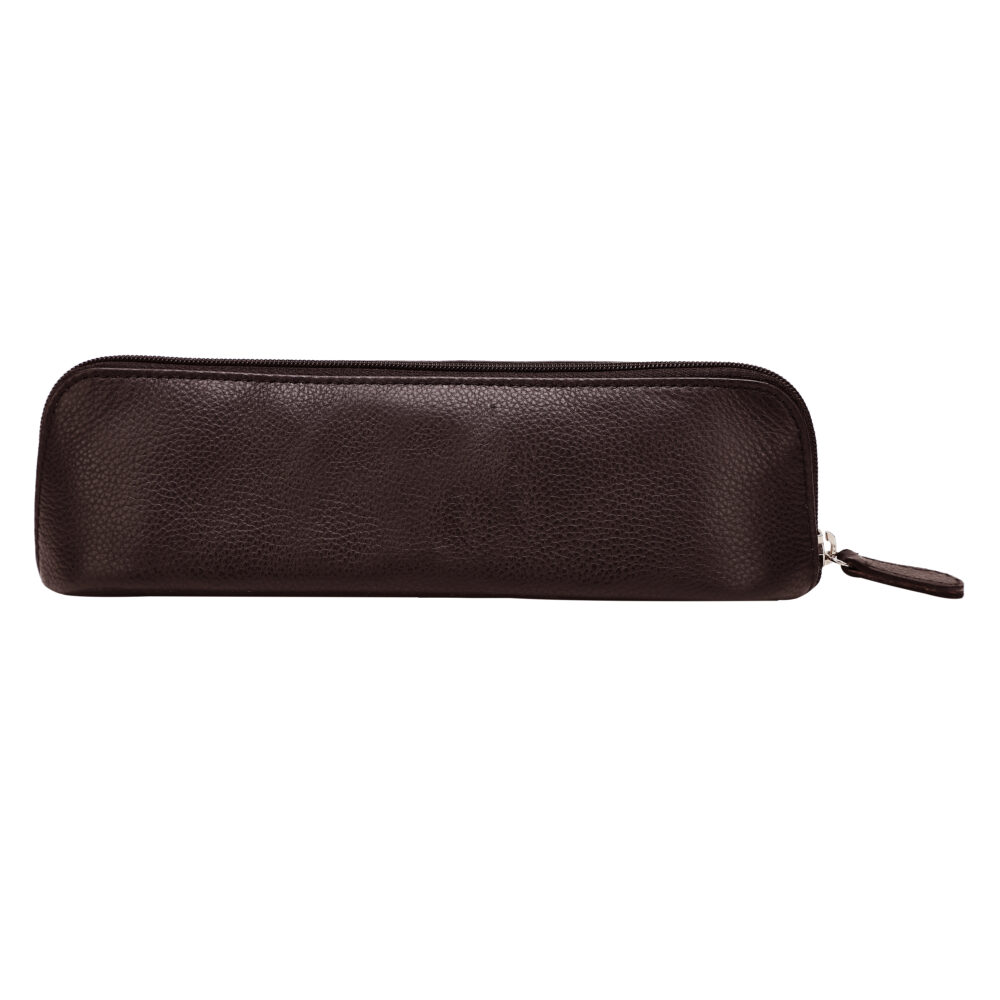 Hiroshi Brown and Tan Pencil Case - Image 8