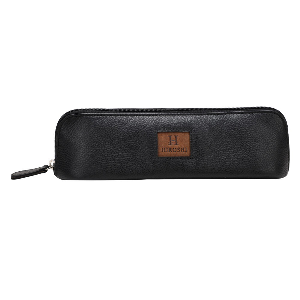Hiroshi Black and Tan Pencil Case - Image 2