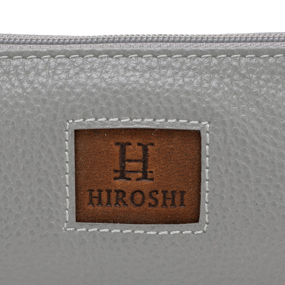 Hiroshi Grey and Tan Pencil Case - Image 6